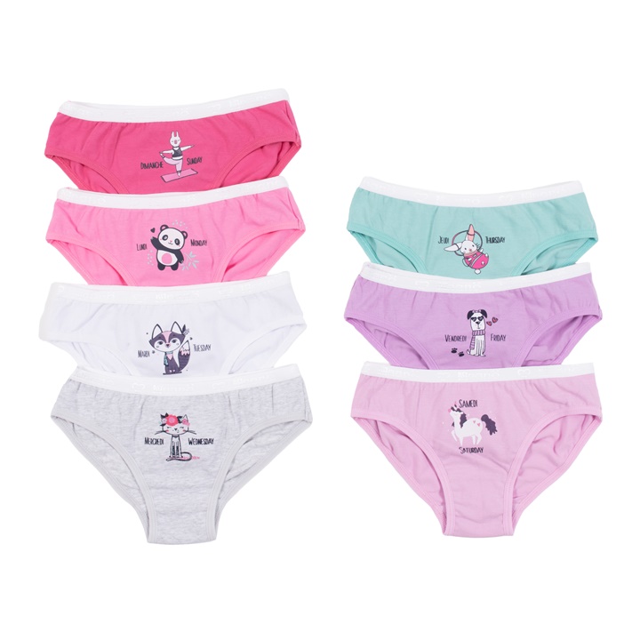 Girls' Underwear Print Antibacterial Inner Boxer Shorts Baby Treasure Cotton  4-Set Underpants - China Underwear and Children Wear price